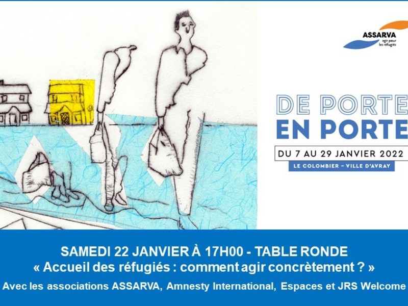 Exposition « DE PORTE EN PORTE » : Table ronde avec Amnesty International le 22 janvier à 17h00